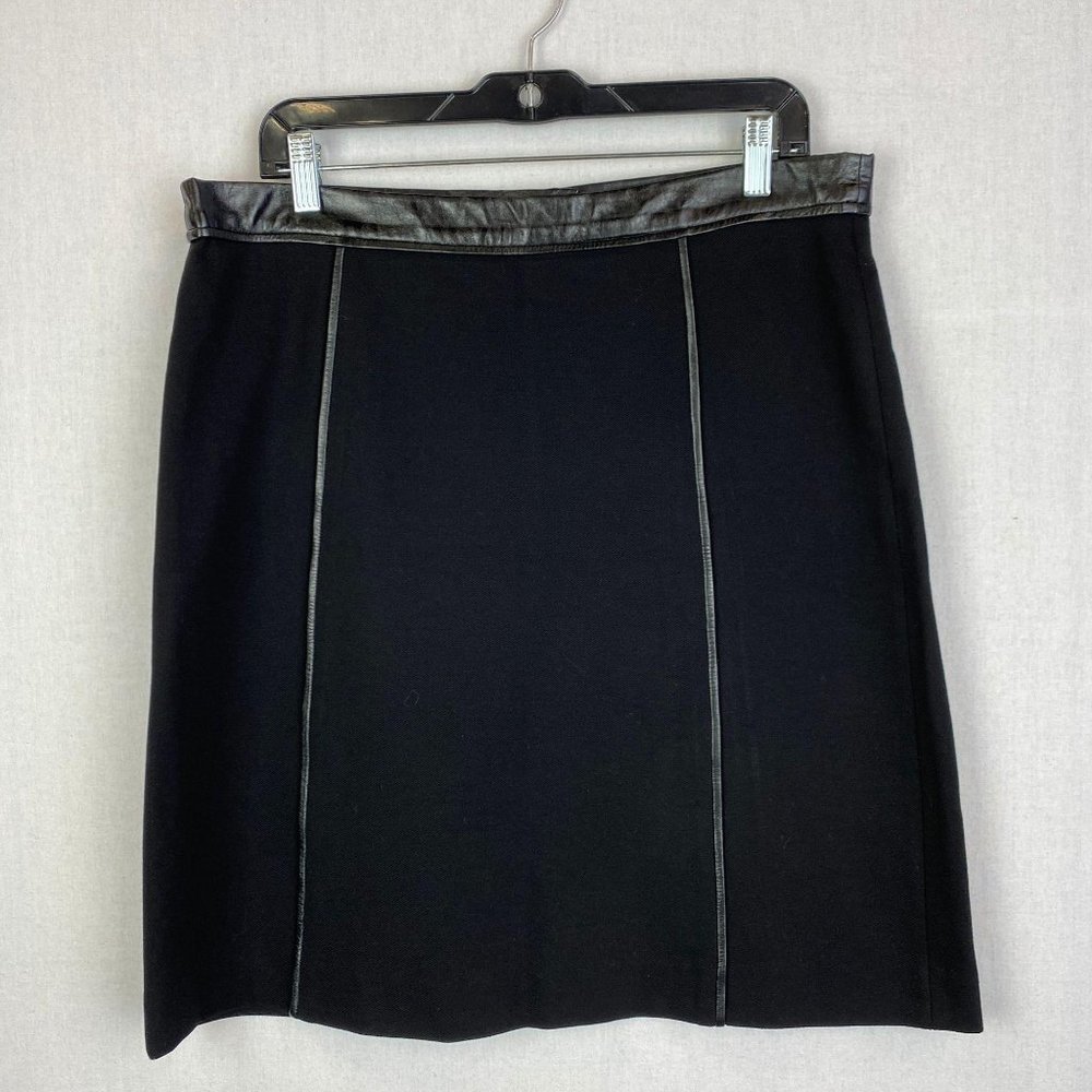 Dkny Black Solid Skirt - image 1